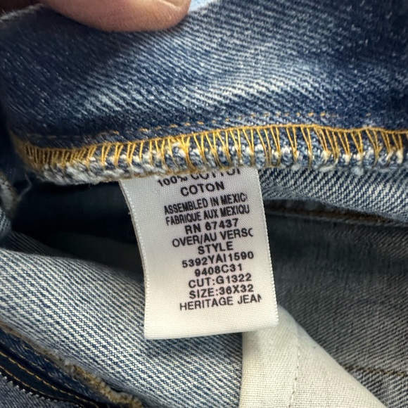 Ralph Lauren Jeans Men’s *Size 34x32 Heritage Straight Fit Medium Wash Cotton - Picture 7 of 11